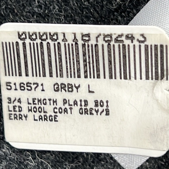 Spanner ¾ Length Boiled Wool Pink/Gray Lagenlook Coat - Picture 4 of 8